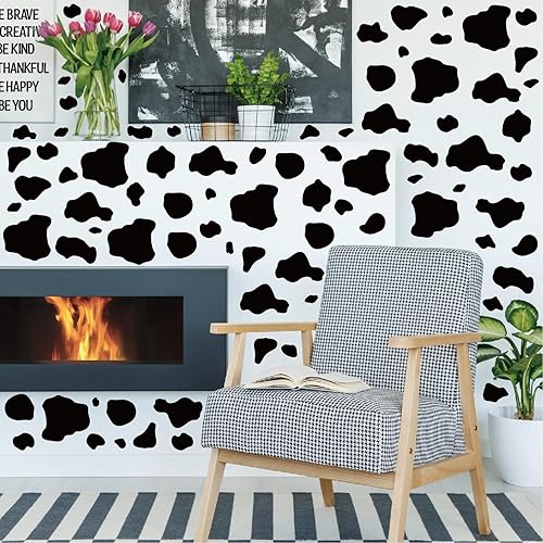 Miniatura 28 de Calcomanías de pared de margaritas bohemias, calcomanías de pared retro con flores para despegar y pegar, calcomanías florales para niños, niñas