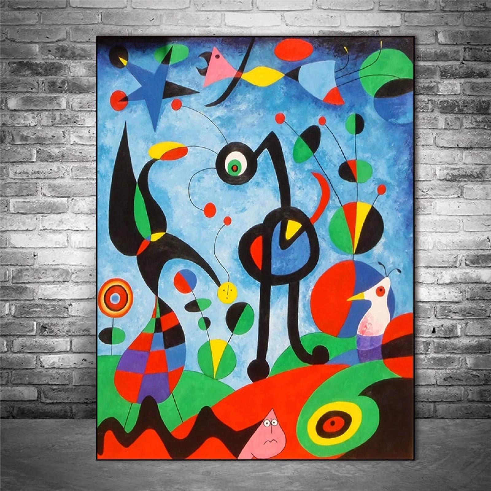 Amazon.com: Joan Miro Famous Fine Art Reproduction.'The Garden
