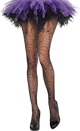 plus size spider web tights