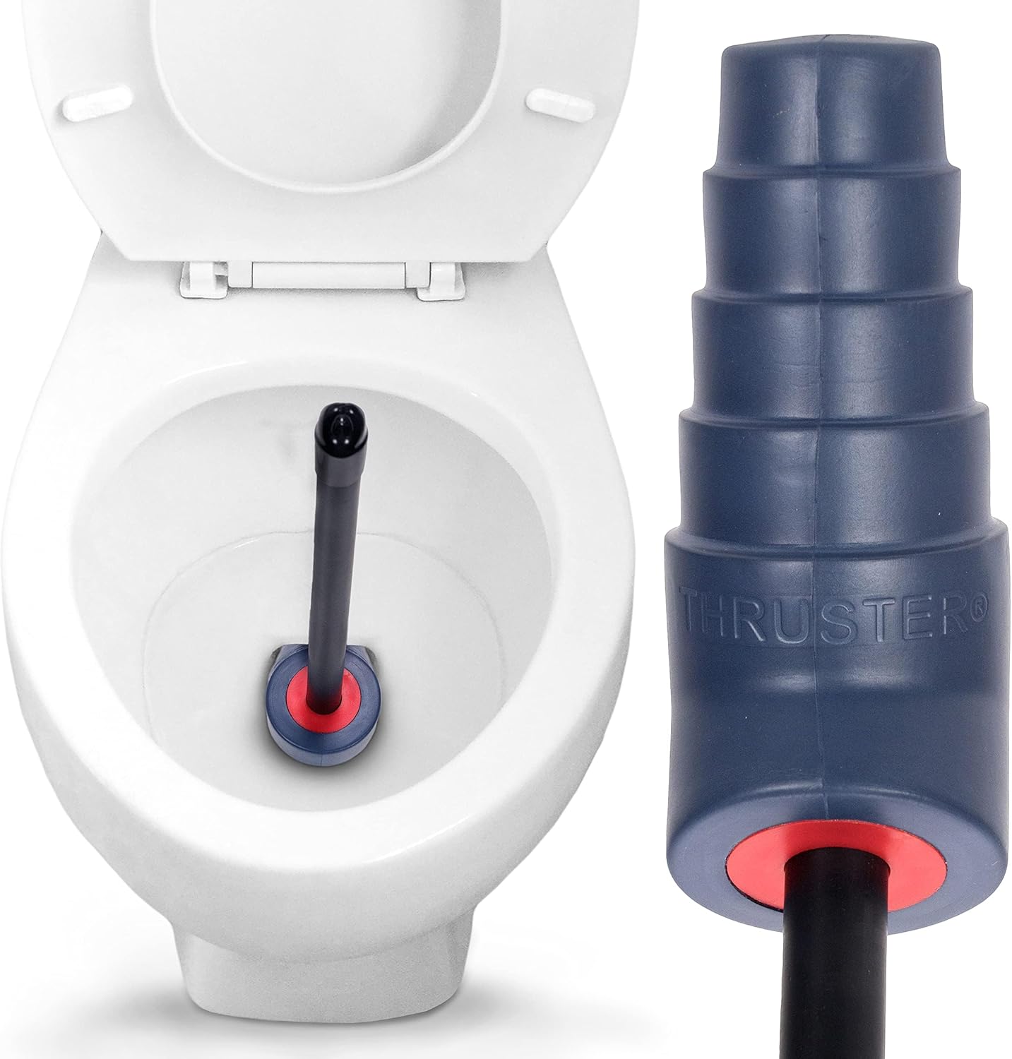 THRUSTER Toilet Plunger for US Siphonic Toilets Applies