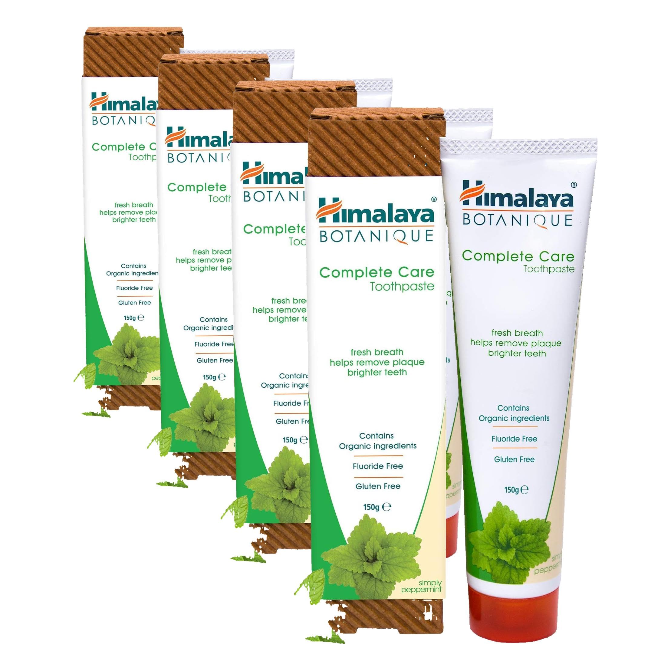 Himalaya Botanique Simply Peppermint Toothpaste - 150g (Packung mit 4)