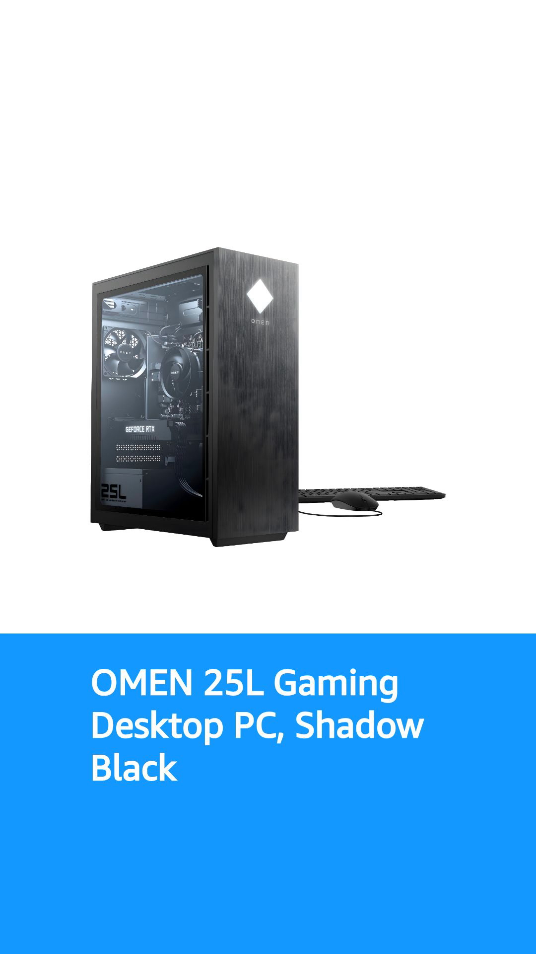 OMEN 25L Gaming Desktop PC, NVIDIA GeForce RTX 2060, 10th