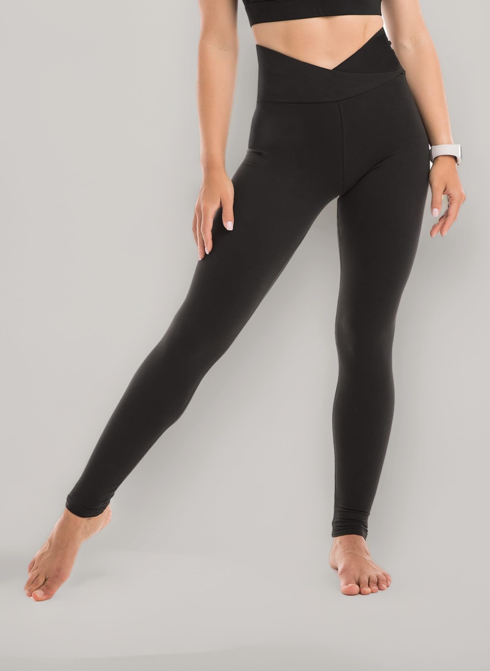 SINOPHANT High Waisted Leggings for Women, Buttery Soft Elastic Opaque Tummy Control Leggings, Plus Size Workout Gym Yoga