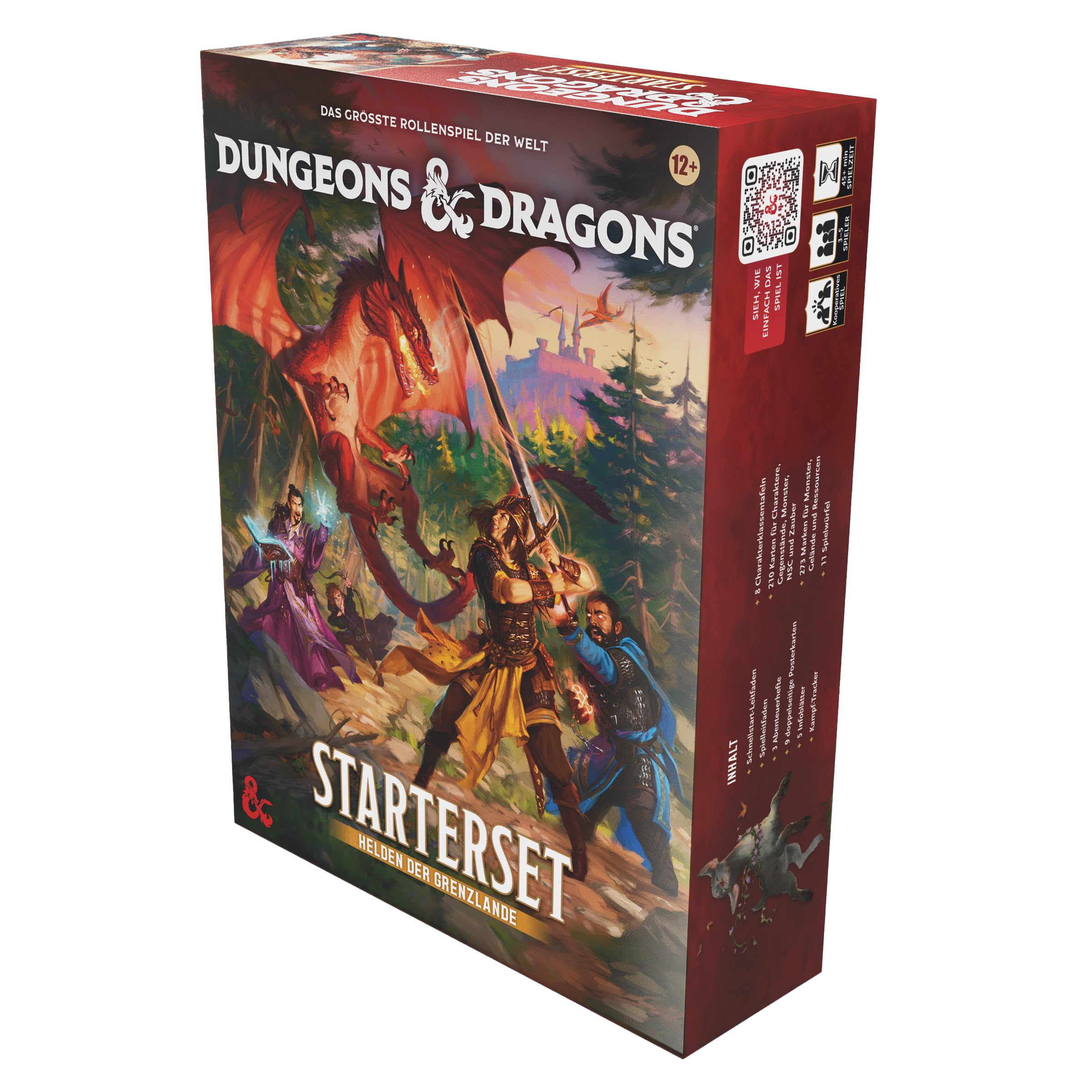 Dungeons & Dragons Starter Set: Helden der Grenzlande | D&D Fantasy-Abenteuerspiel für 3–5 Spieler (Deutsche Version)