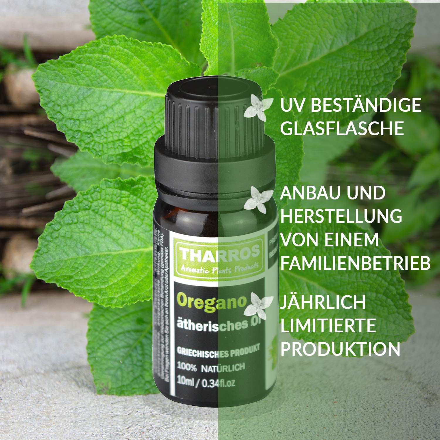 Wilder Berg Oregano Olio orale – Berg Olymp 3 x 10 ml in qualità premium – 100% olio essenziale di origano dalla Grecia