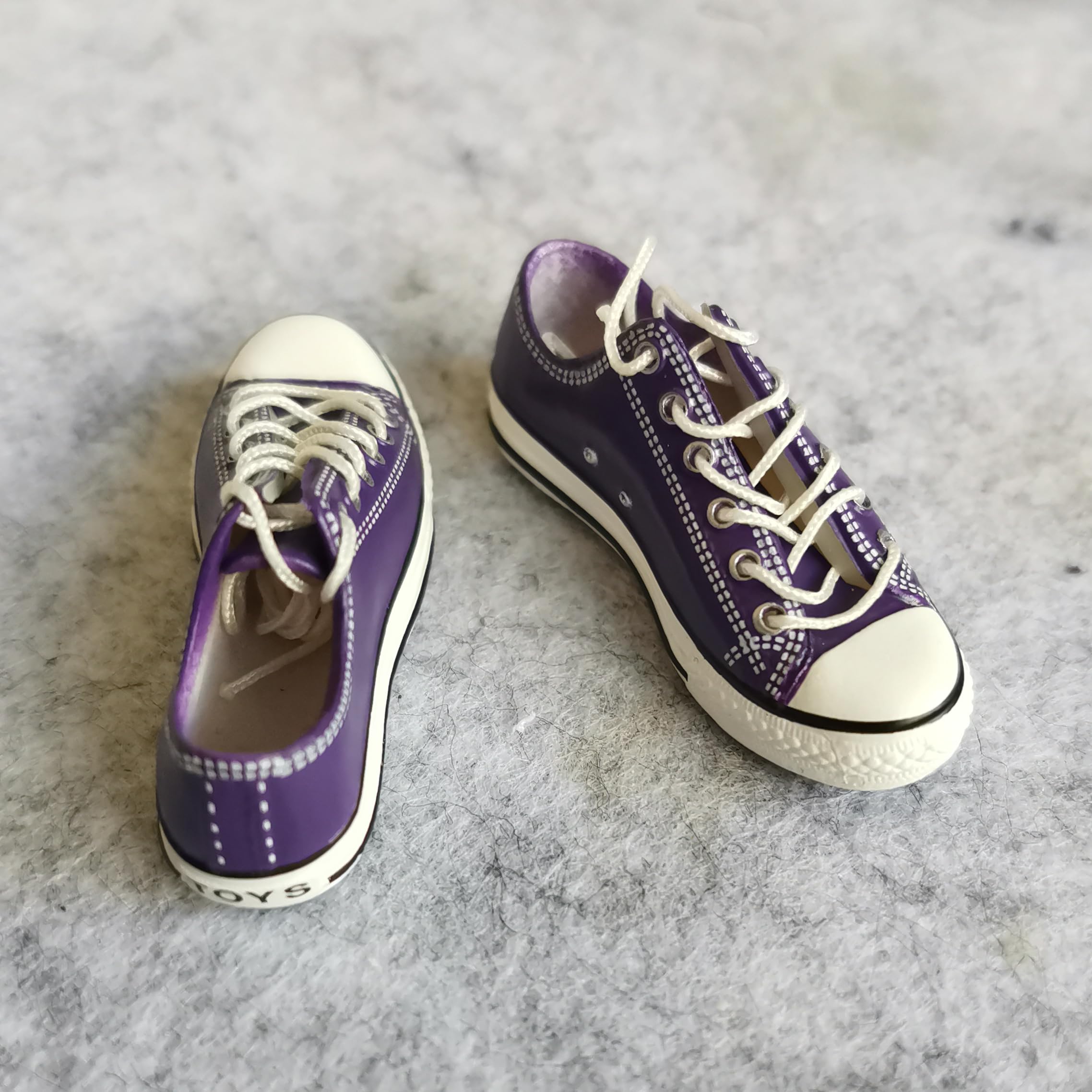 1:6 Scale Figure Shoes Sneakers Shoe for 1/6 12 inch Female Action Figure Phicen TBLeague (Purple)