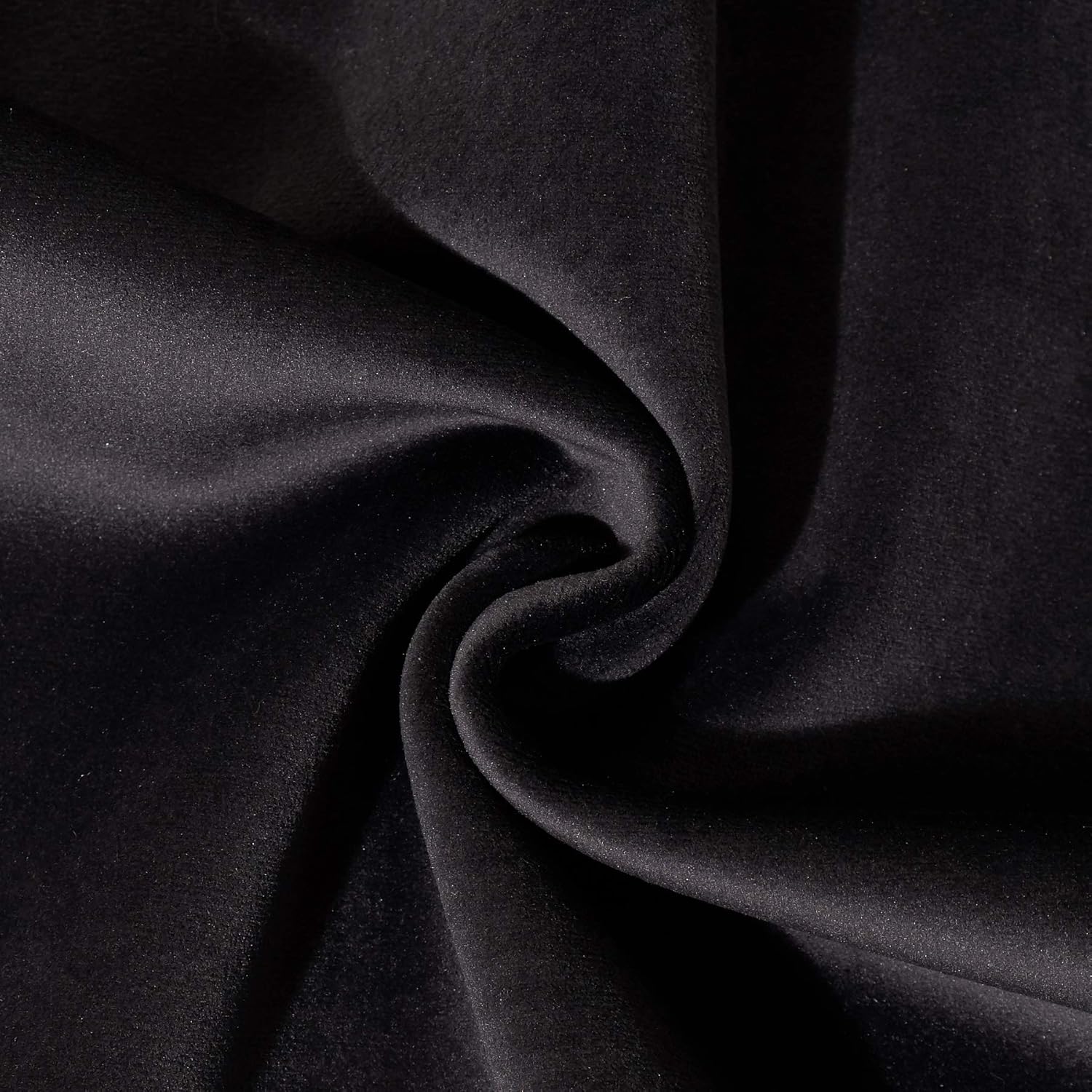 55 Inch Wide Solid Heavy Upholstery Soft Velvet Fabric Color Navy Blue by The Yard