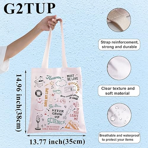 Miniatura 2 de G2TUP Irish Singer Album Tote Bag One D Fan Bolsa de comestibles Letra Bolsa estética