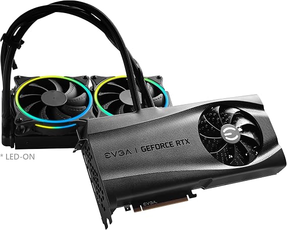 EVGA GeForce RTX 3080 12GB FTW3 Ultra Hybrid Gaming, 12G-P5-4878-KL, GDDR6X, ARGB LED, Metal Backplate, LHR