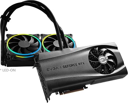 EVGA GeForce RTX 3080 12GB FTW3 Ultra Hybrid Gaming, 12G-P5-4878-KL, GDDR6X, ARGB LED, Metal Backplate, LHR