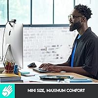 Vista 3 de Logitech MX Keys Mini - Teclado minimalista, iluminado, inalámbrico, compacto, con Bluetooth, retroiluminación, USB-C, compatible con Apple macOS