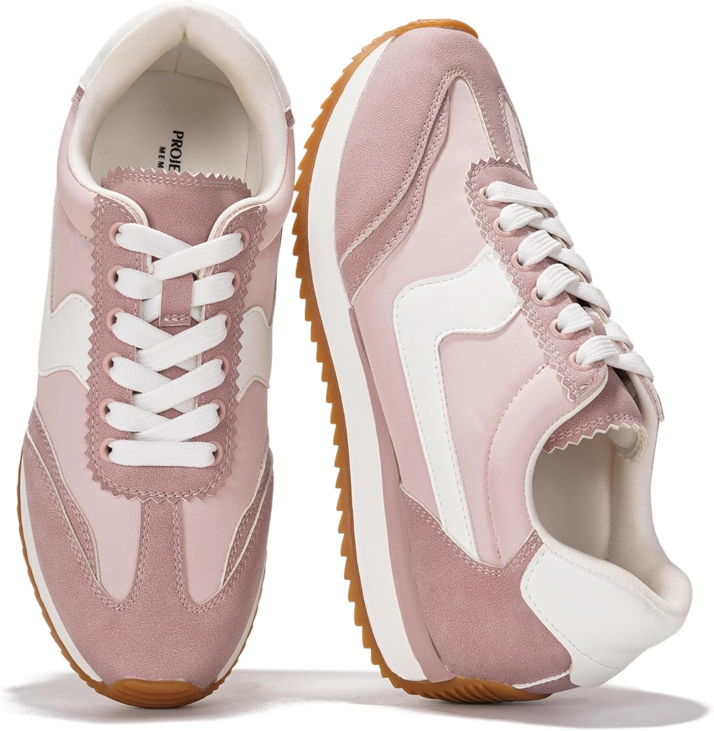 Project Cloud Sneakers for Women  Lightweight Lace-Up Shoes for Women with Memory Foam Insoles  Trendy Womens Shoes  Non-Slip, Comfortable Womens Sneakers (Madison)