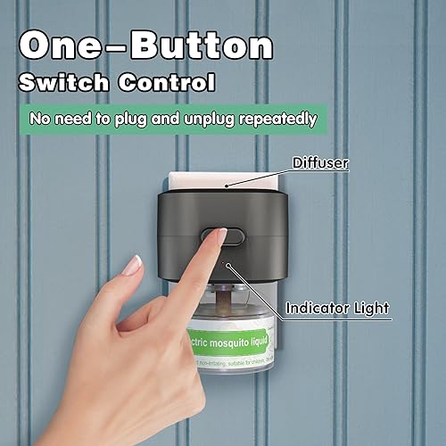 Miniatura 4 de Repelente de mosquitos para uso en interiores, control de aplicación Bluetooth, repelente electrónico de mosquitos, con 2 recambios repelentes de