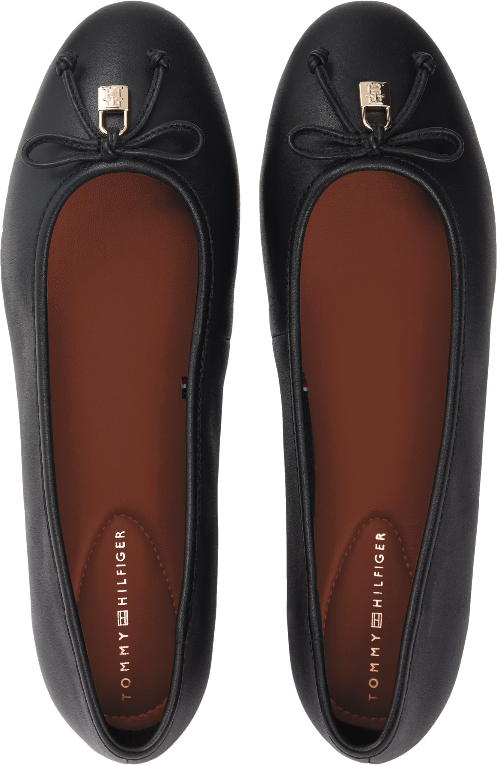 Tommy Hilfiger Adaptive Hilfiger Smooth Lthr Ballet Fw0fw09006 BallerineDonna