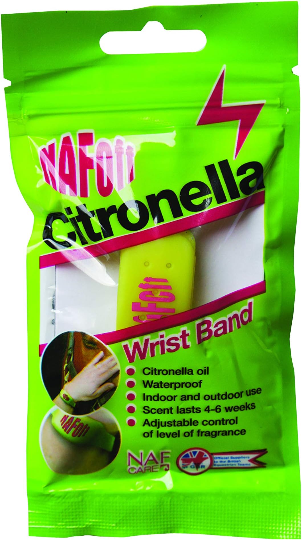 NAF Off Citronella Wristband