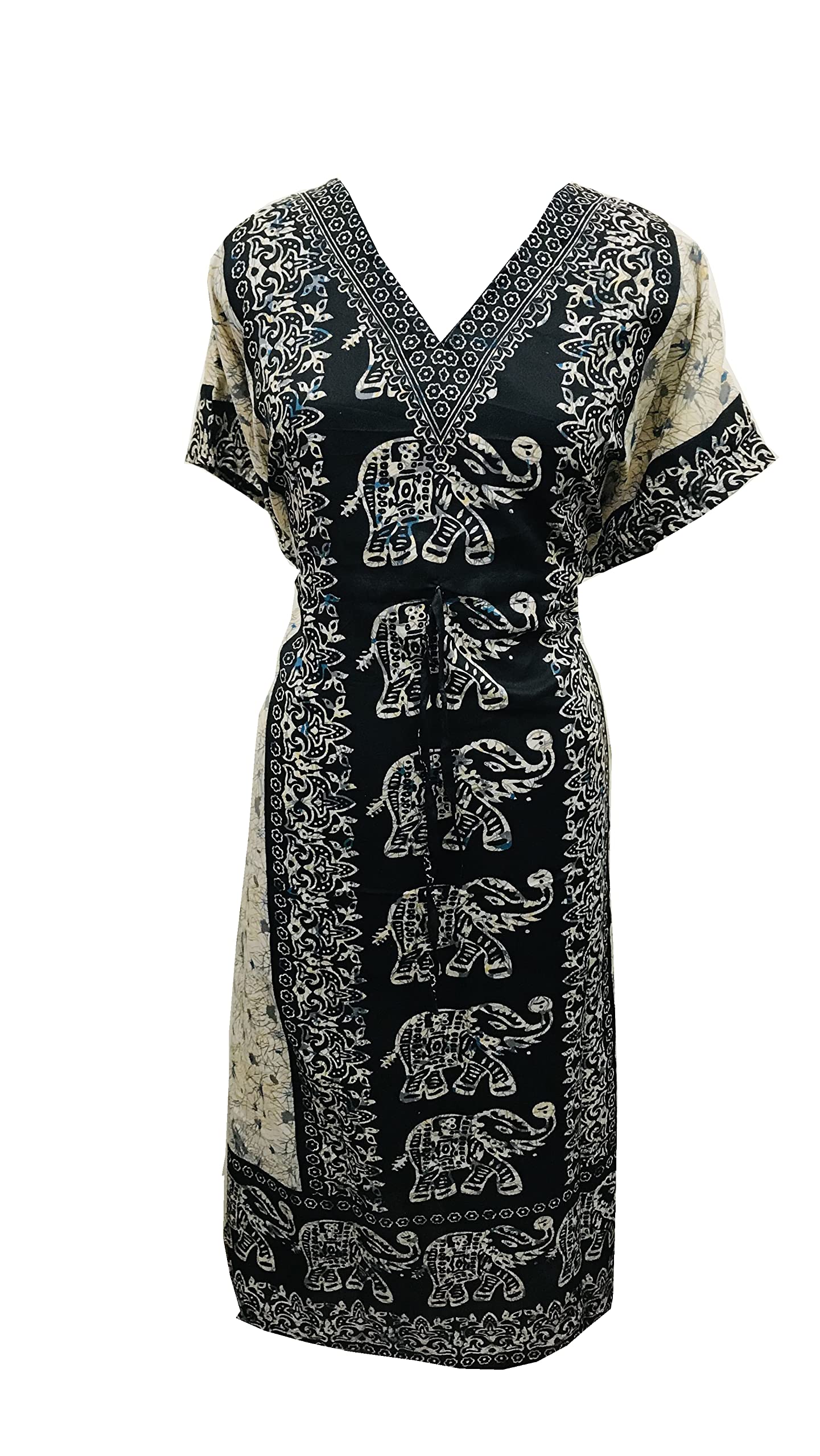 Kaftan para mujer Gavya con caída elegante y acabados suaves de alta sofisticación 6