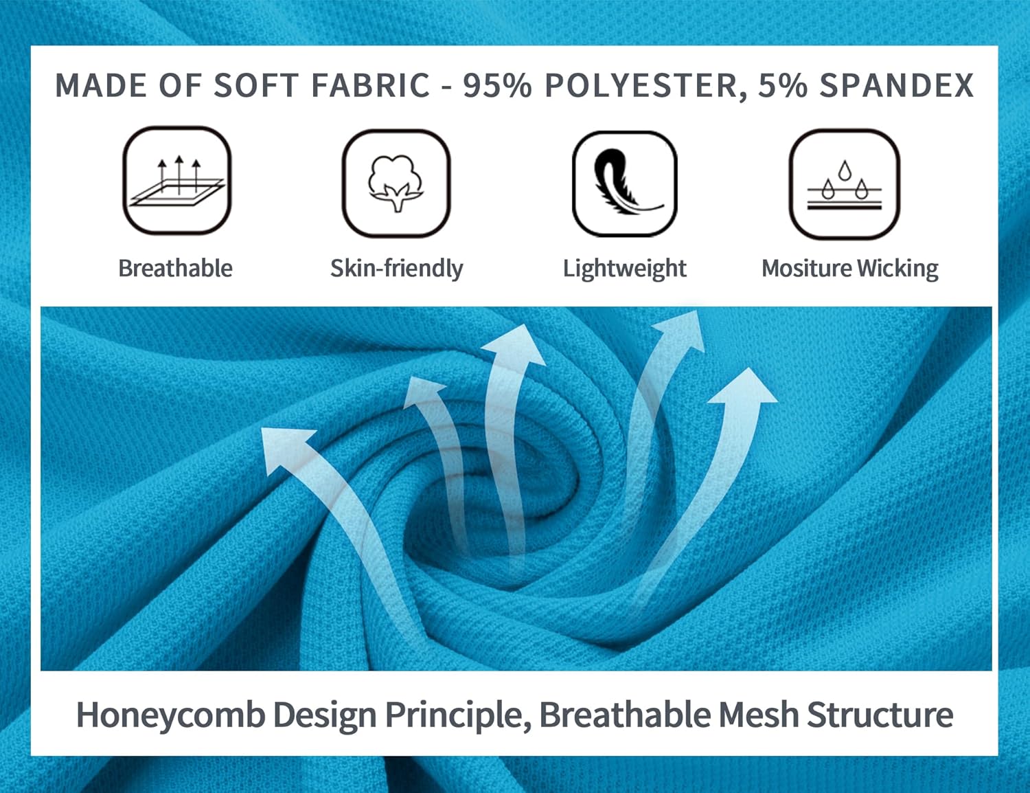 V VALANCH Polo Shirts for Men 2 Pack Tactical Performance Polo Short Sleeve Collared Work Shirt - Image 6