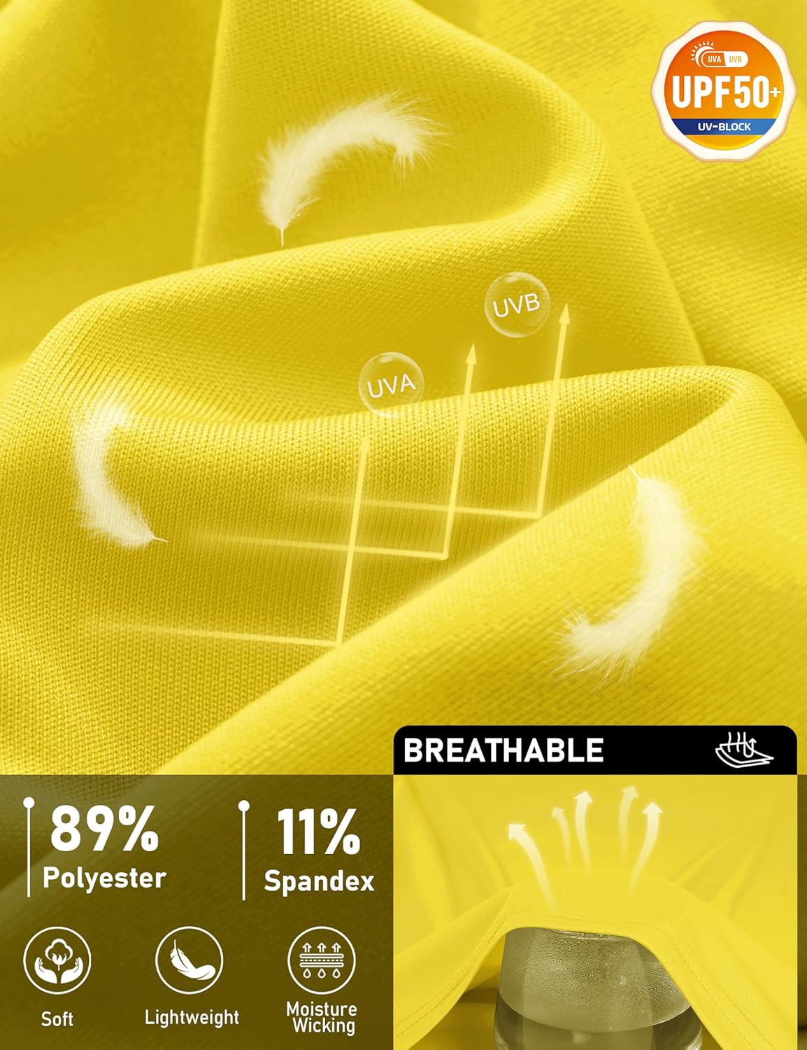 TACVASEN Men's Sleeveless Shirts Quick Dry Tank Tops for Men Sun Protection UPF 50+ Athletic Gym Workout Muscle Shirts - Image 5