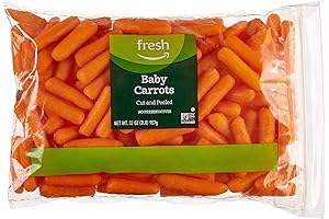 Amazon Fresh Peeled Carrots: Effortless Meal Preparation for On-the-Go Families