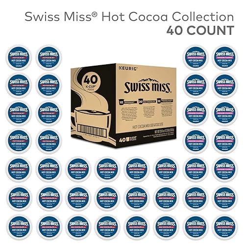 Vista 38 de Swiss Miss - Chocolate caliente de leche, cápsulas Keurig para chocolate caliente de una sola porción, 72 unidades.