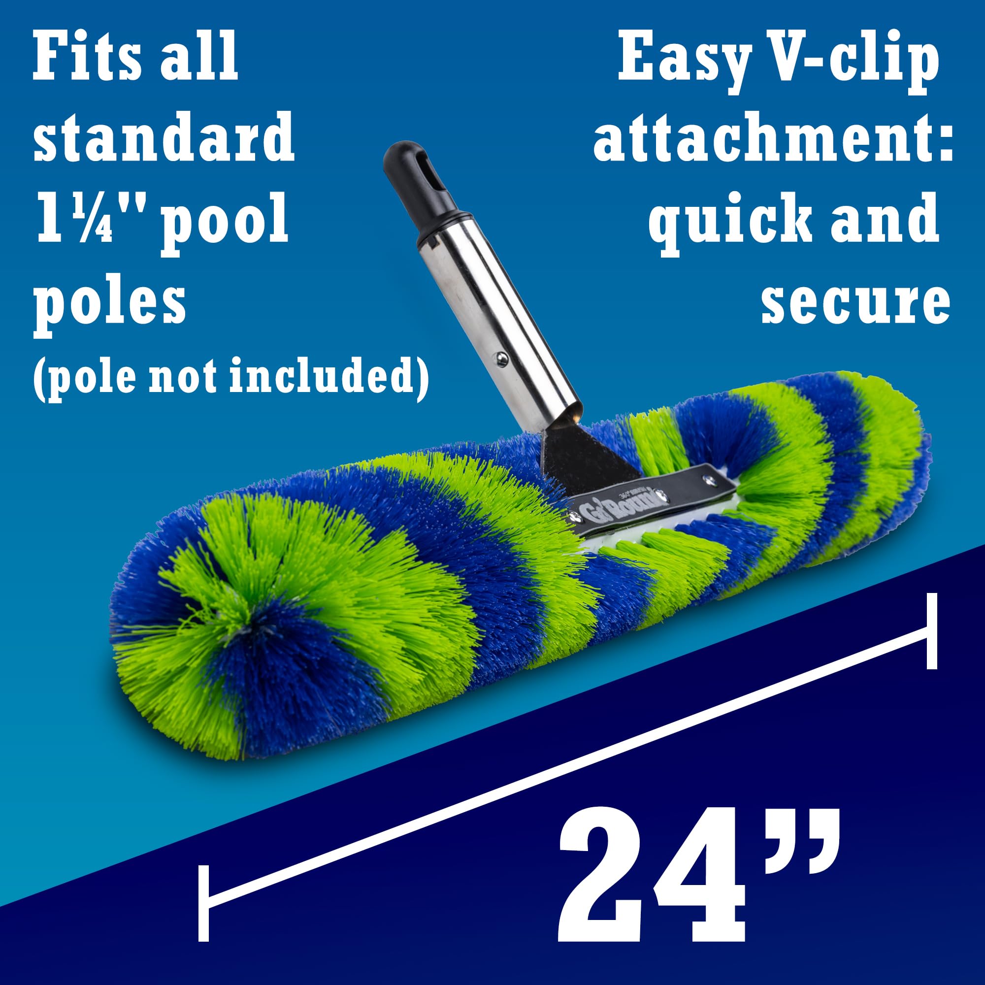 Blue Torrent Pumps GoRound 360 Pro - Cepillo para Piscina (61 cm)
