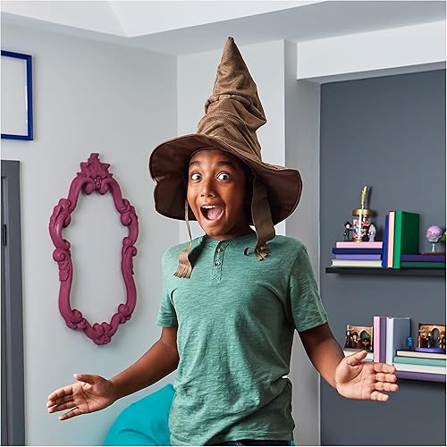 Miniatura 13 de Wizarding World Harry Potter, sombrero de clasificación parlante con 15 frases para jugar de simulación, juguetes para niños, accesorio