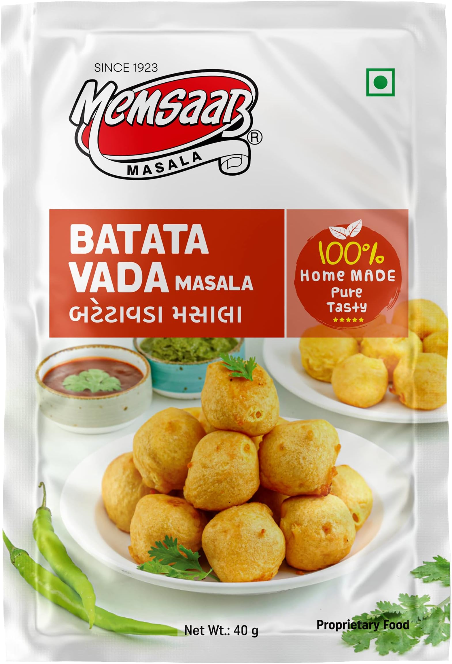 Memsaab Batata Vada Masala 40 g | Combo of 4