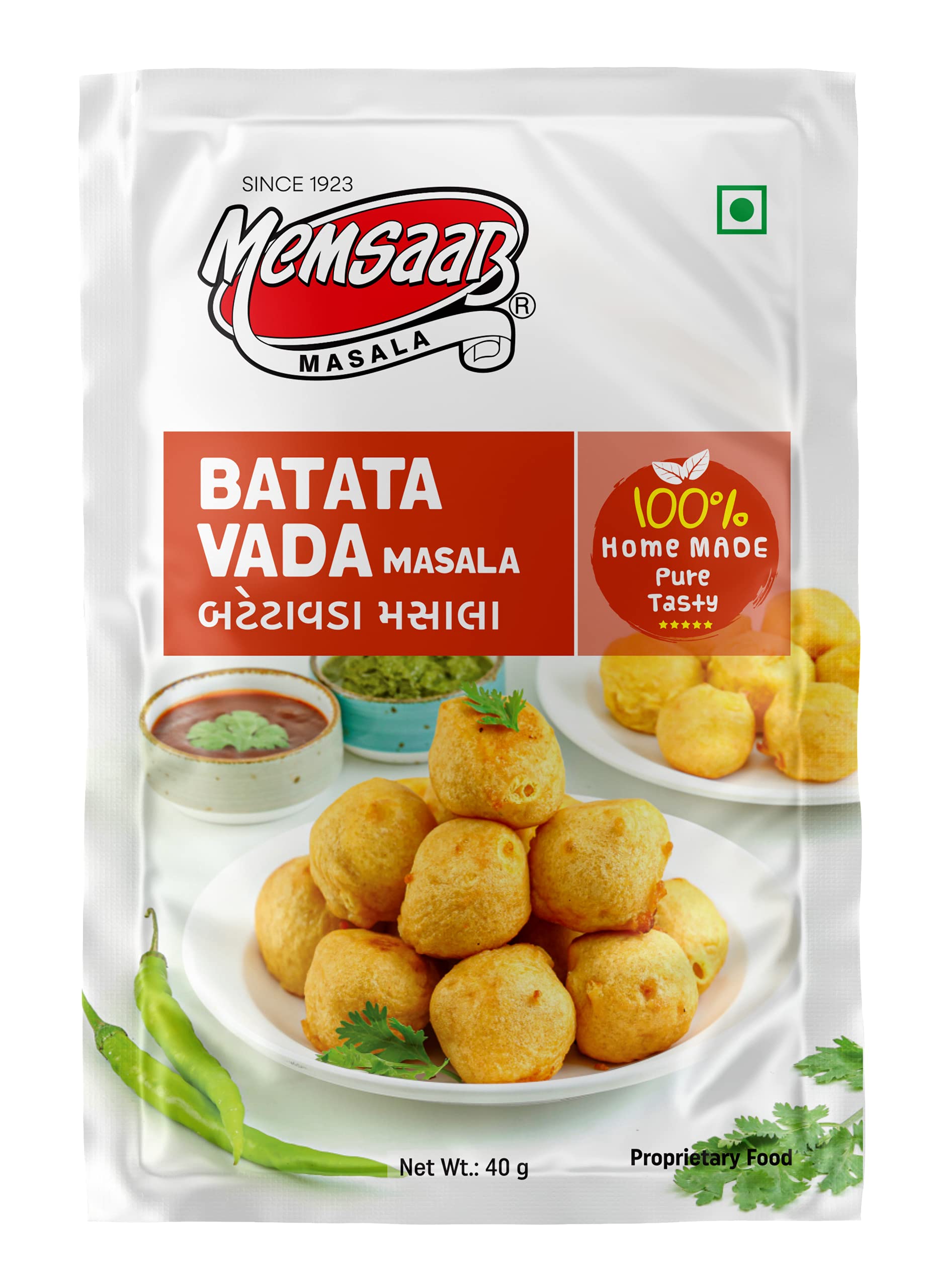 Memsaab Batata Vada Masala 40 g | Combo of 4