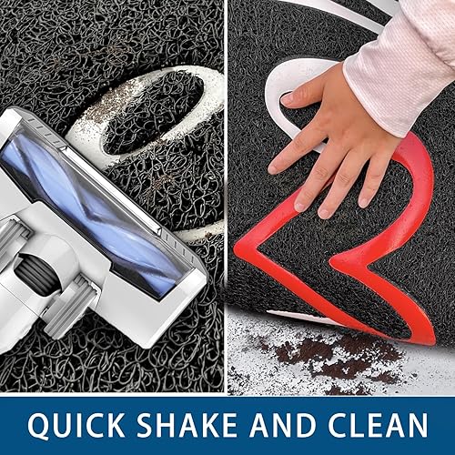 Vista 20 de EARTHALL Divertidos tapetes con texto en inglés "Hello Mats" para exteriores/interiores, 48 x 32 pulgadas, tapete para puerta delantera, entrada al