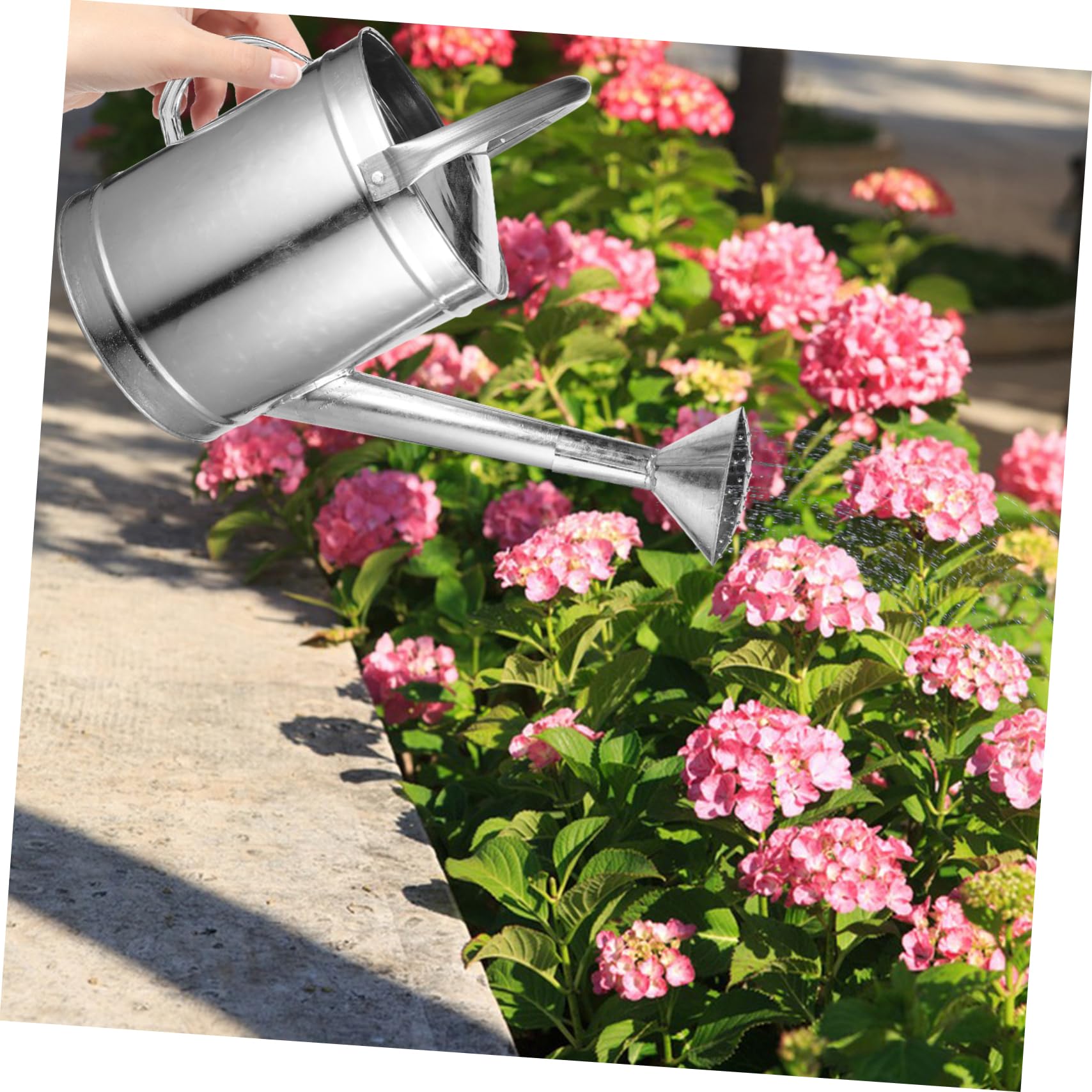 YARNOW Annaffiatoio in Ferro Beccuccio Lungo Irrigatore Da Giardino Per Piante Da Interno Ed Esterno Annaffiatoio Pratico e Resistente