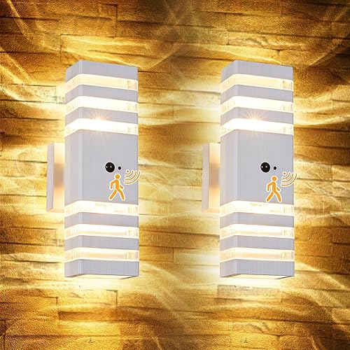 Miniatura 10 de Luces solares de pared de bronce aceitado para exteriores con sensor de movimiento de 3 modos de iluminación exterior para porche de 3000 K, 500