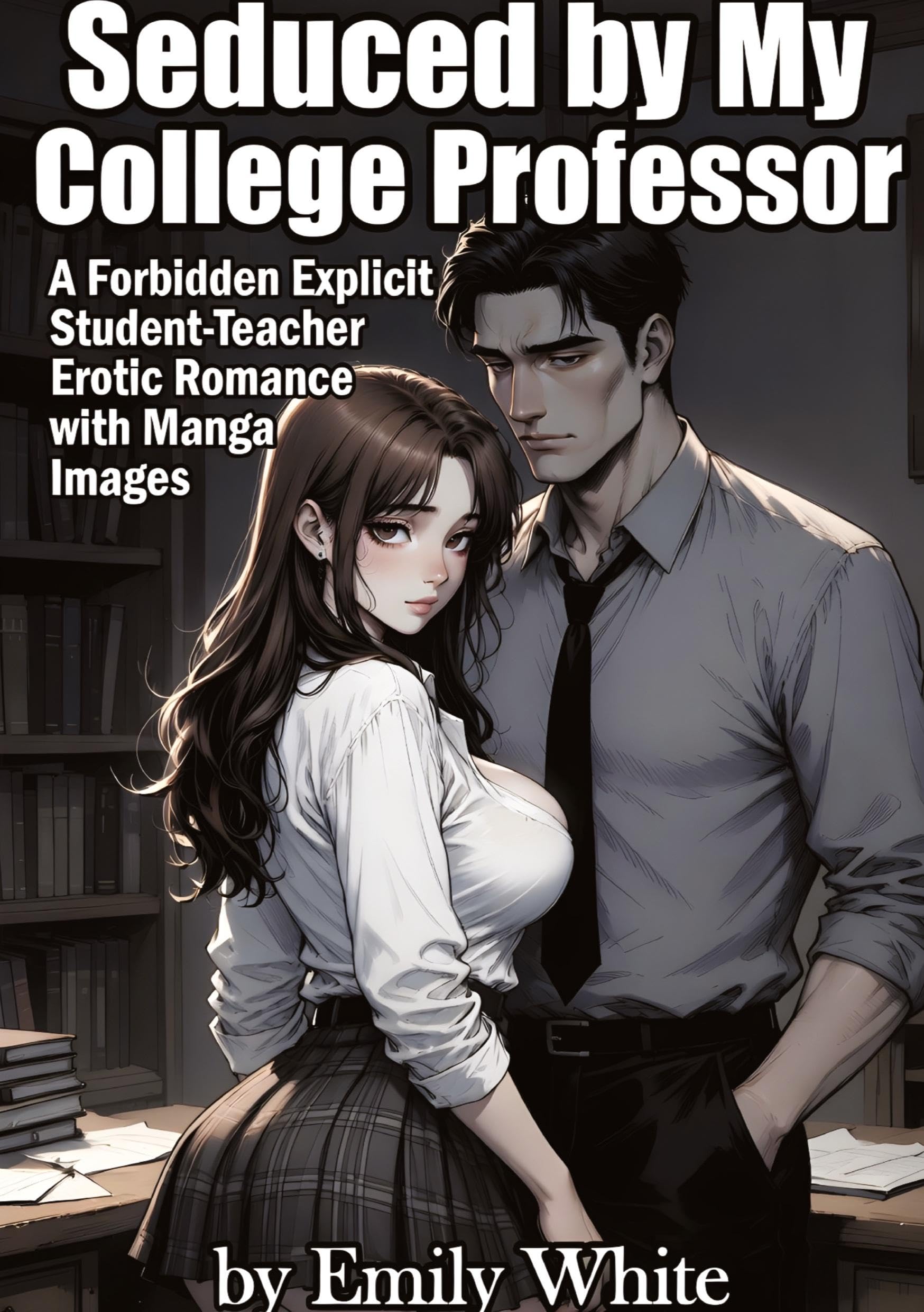 Seduced by My College Professor: A Forbidden Explicit Student-Teacher Erotic Romance with Manga Images