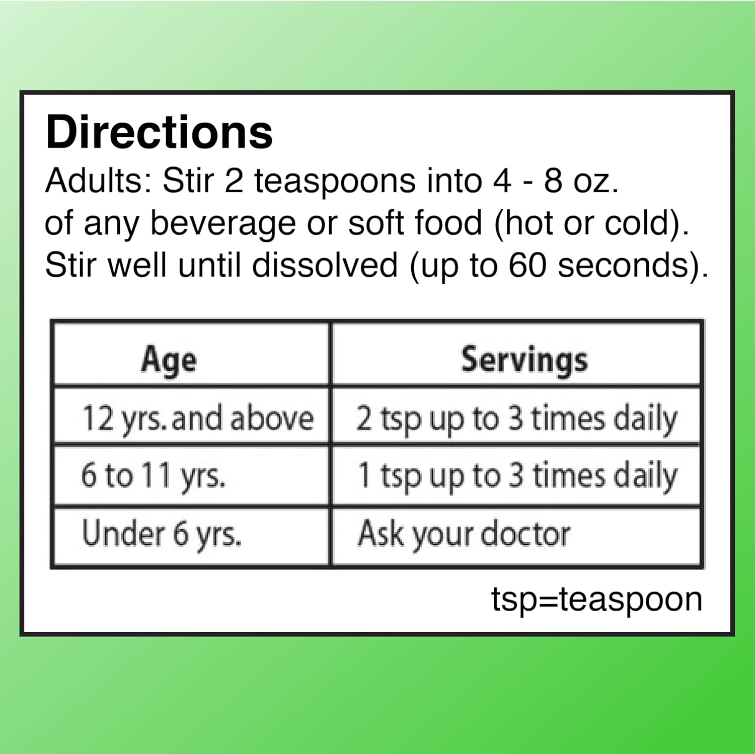 Quality Choice Clear Prebiotic Fiber Powder Supplement for Digestive Health - Tasteless, Sugar Free Formula - 38 Servings, 5.4 Ounces (248g), Ideal for Adults & Children 6 & Up - Image 5