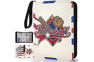 The Perfect Keeper for Baseball Memories: Baseball Card Binder with 400 Transparent Pockets