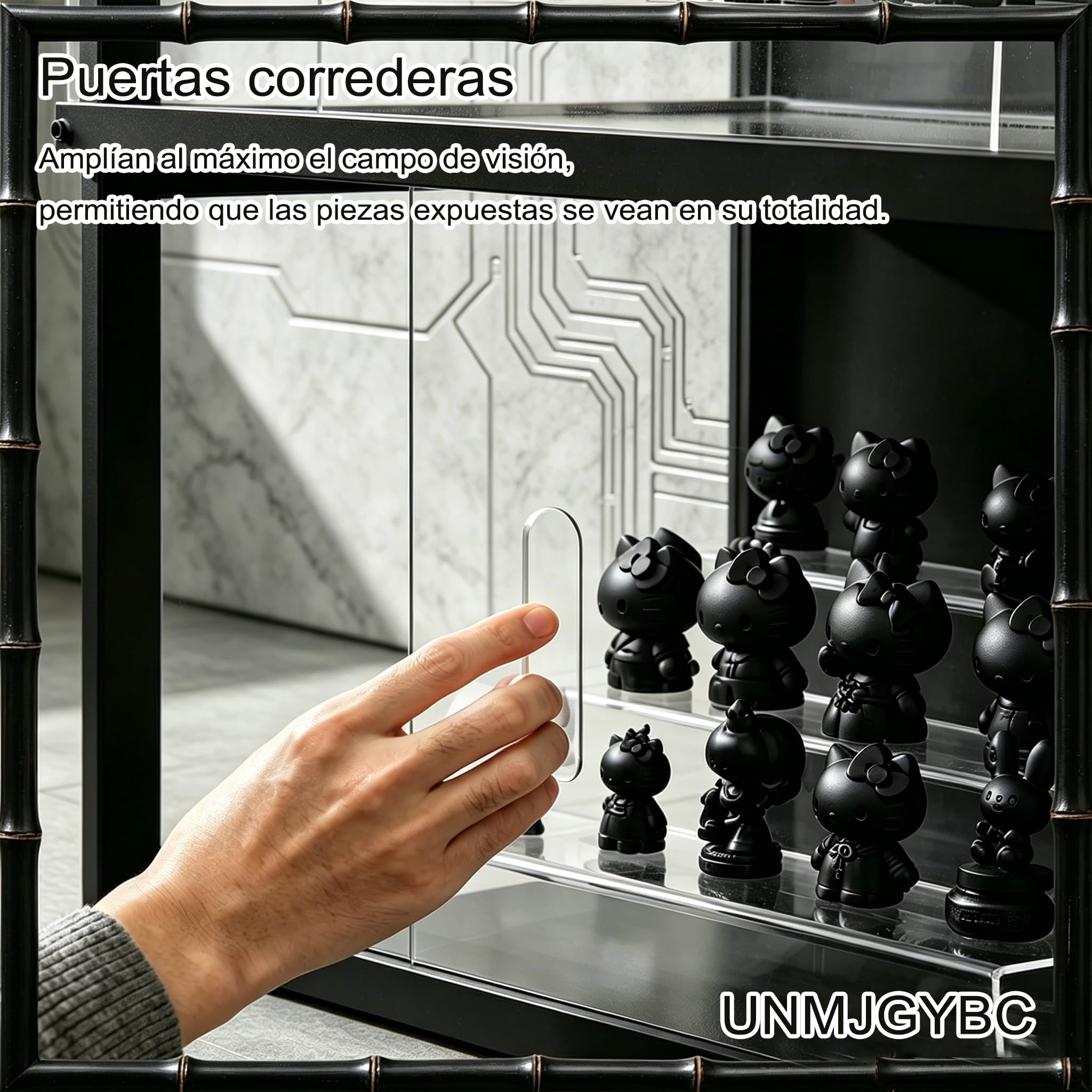 vitrinas expositoras,vitrina expositora para colecciones vitrina cristal,vitrinas para colecciones, vitrina expositora multifuncional de vidro à prova de pó, (Blanco, 5 niveles:80 × 33 × 172)