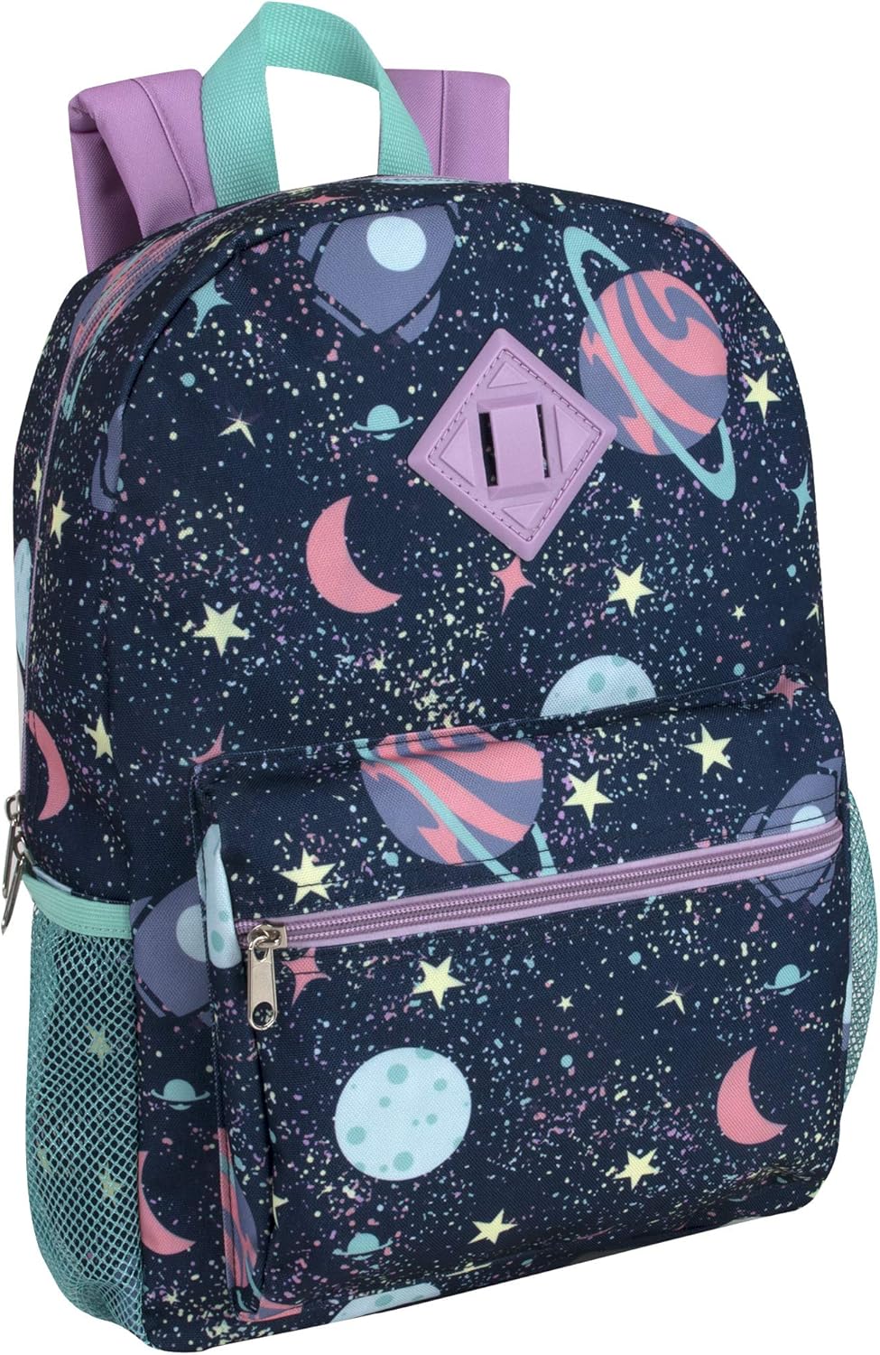 Trail maker Girl 6 in 1 Set Backpack with Lunch Bag, Case Pencil, Bottle, Keychain, Clip