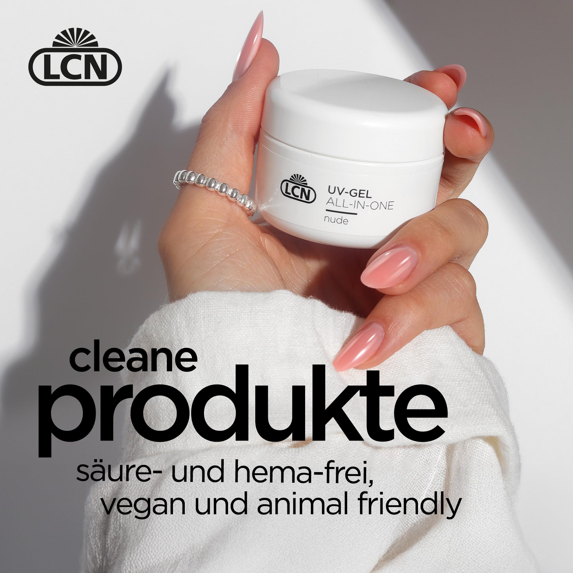 LCN Professional Starter Set - No File Gel Einsteiger Nagelmodellage-Set für Gelnägel - Komplettpaket für perfekte Nägel - Ohne LED-UV-Lampe - vegan, Säure- & HEMA-frei