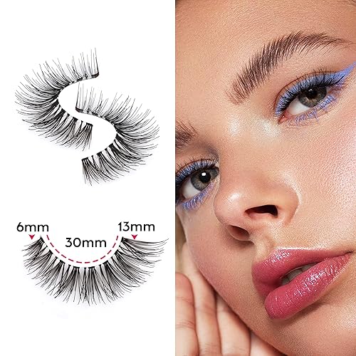 Miniatura 8 de Kit de extensión de pestañas esponjosas de rizo D, kit de extensión de pestañas con enlace de pestañas y removedor de volumen, extensiones de