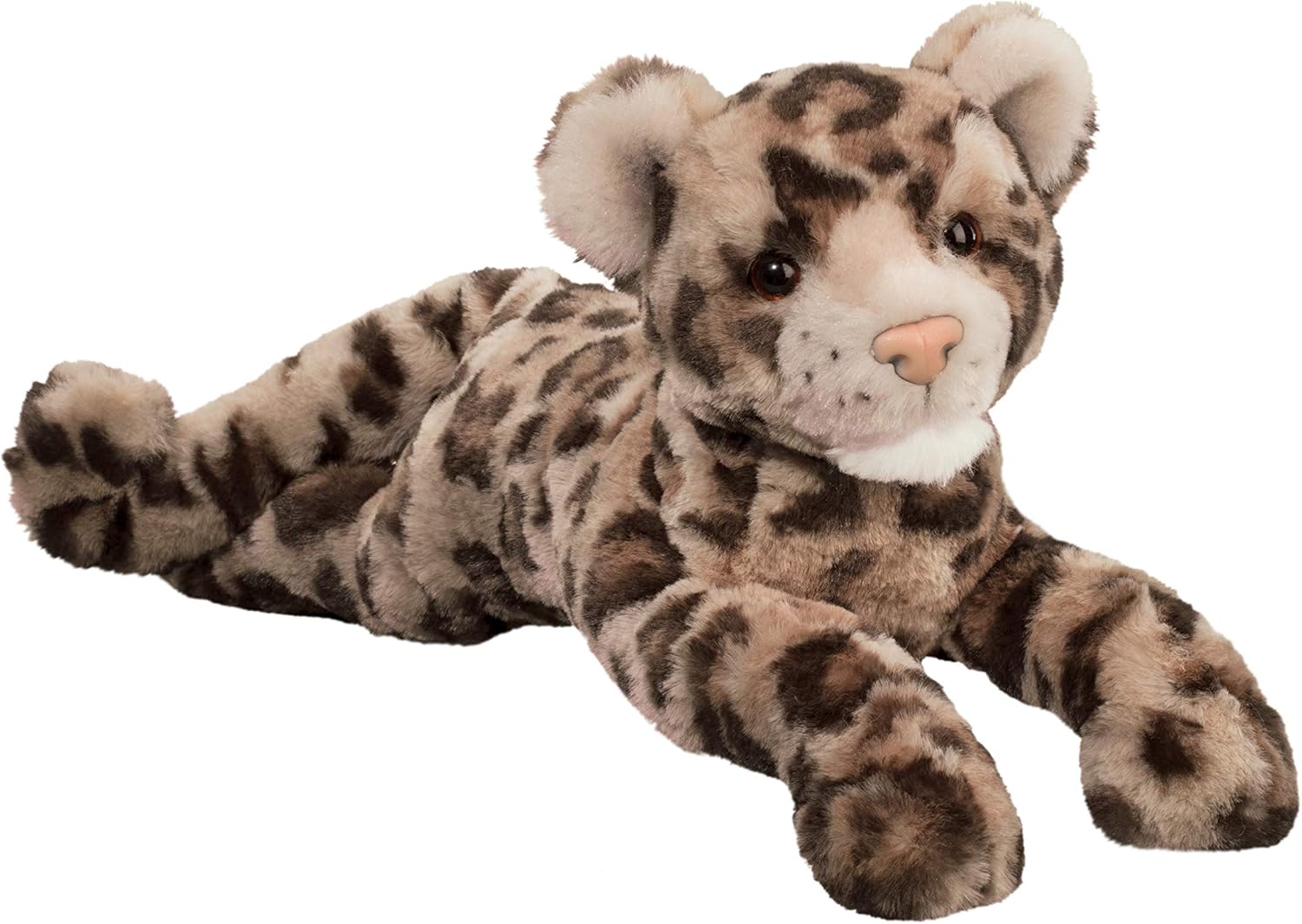 Douglas Saffron Leopard Cub Plush Stuffed Animal - 20 inch Long Without Tail