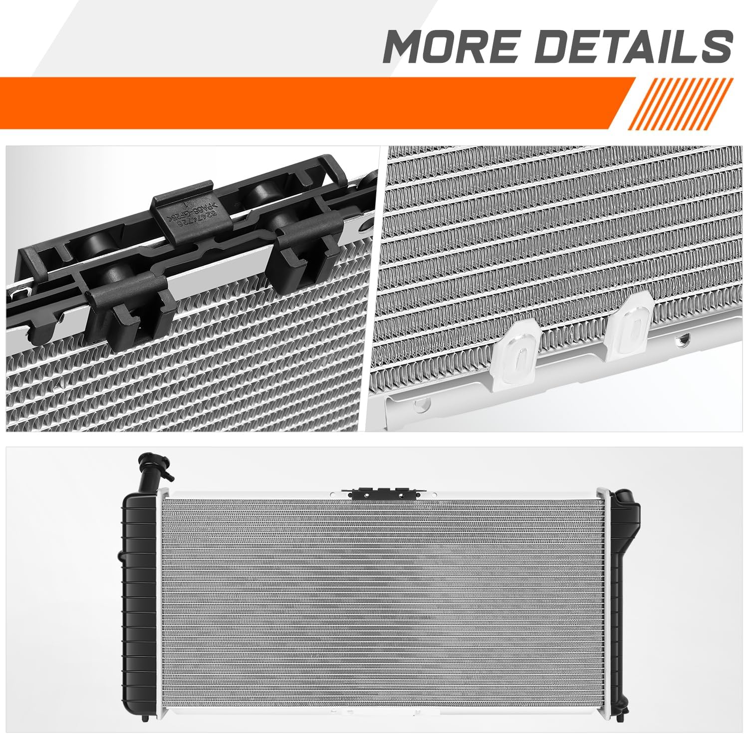 DPI-1889 OE Factory Style Aluminum Core Radiator Compatible with 97-03 Grand Prix/Regal/Venture AT/MT