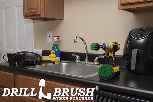Miniatura 6 de Cepillo de taladro Suministros de limpieza de cocina - Cepillo para limpieza de horno de taladro - Cepillos de limpieza para el hogar - Juego de