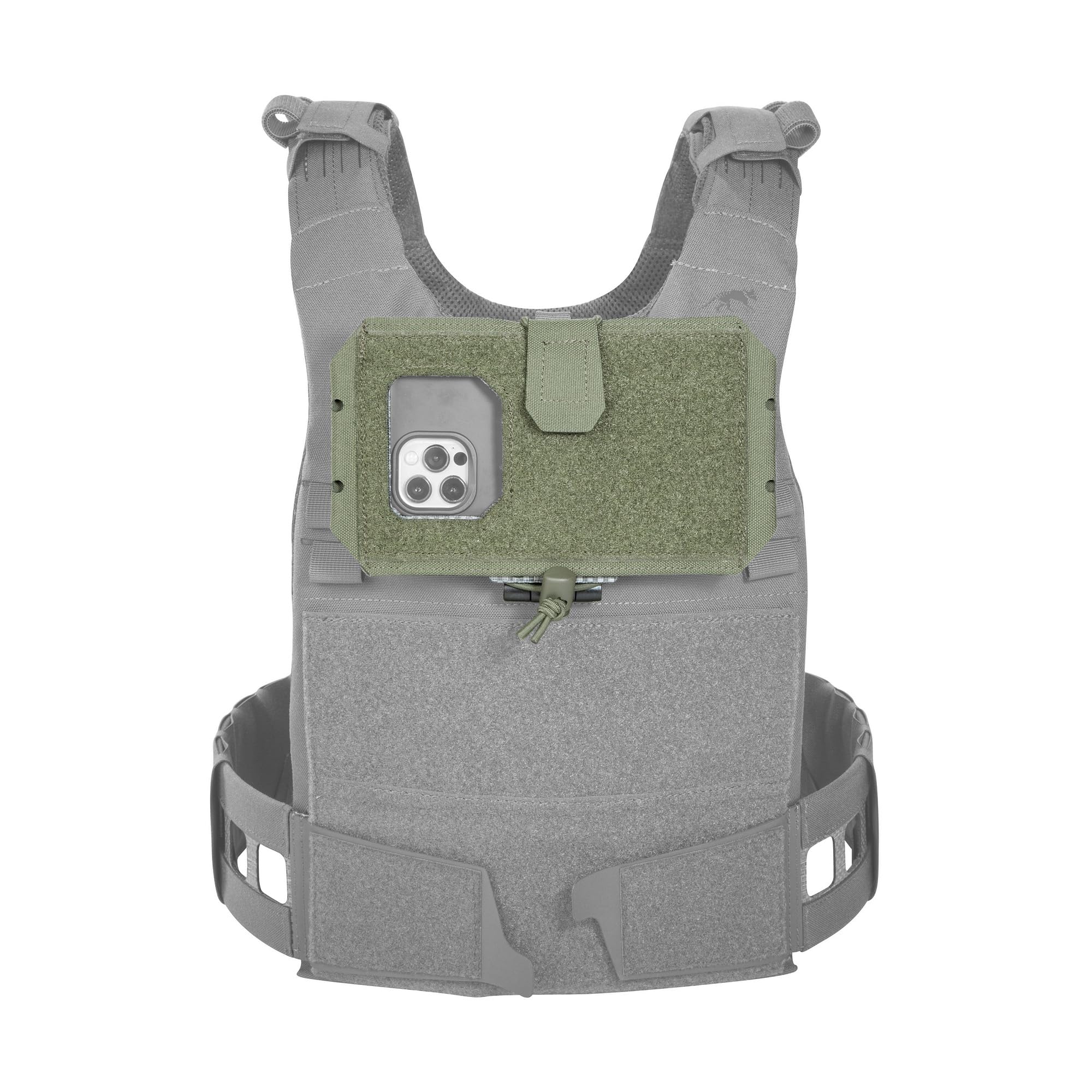 Tasmanian Tiger TT Tac Organizer Pro Zusatz-Tasche für Plattenträger mit Handy-Halterung, vielen Fächern und Dokumenten-Tasche, Molle-kompatibel