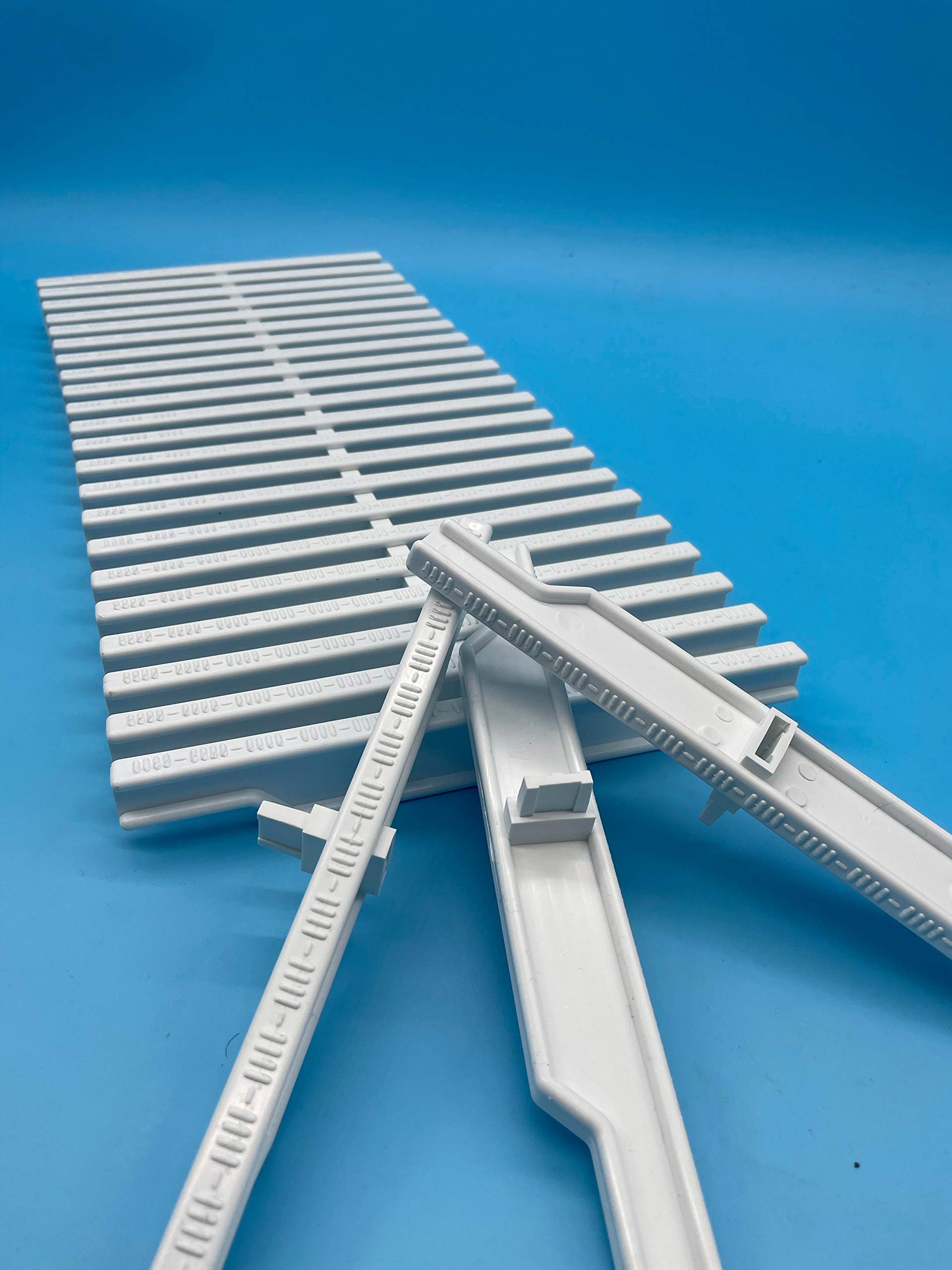 PI Rejilla Biselada 245mm x 22mm Piscina | Rejilla Trasversal Adaptable a Curvas | Medidas Universales | Compatible con Rejillas Astral | PoolIberica (470 Unidades (Aprox: 10 Metro))
