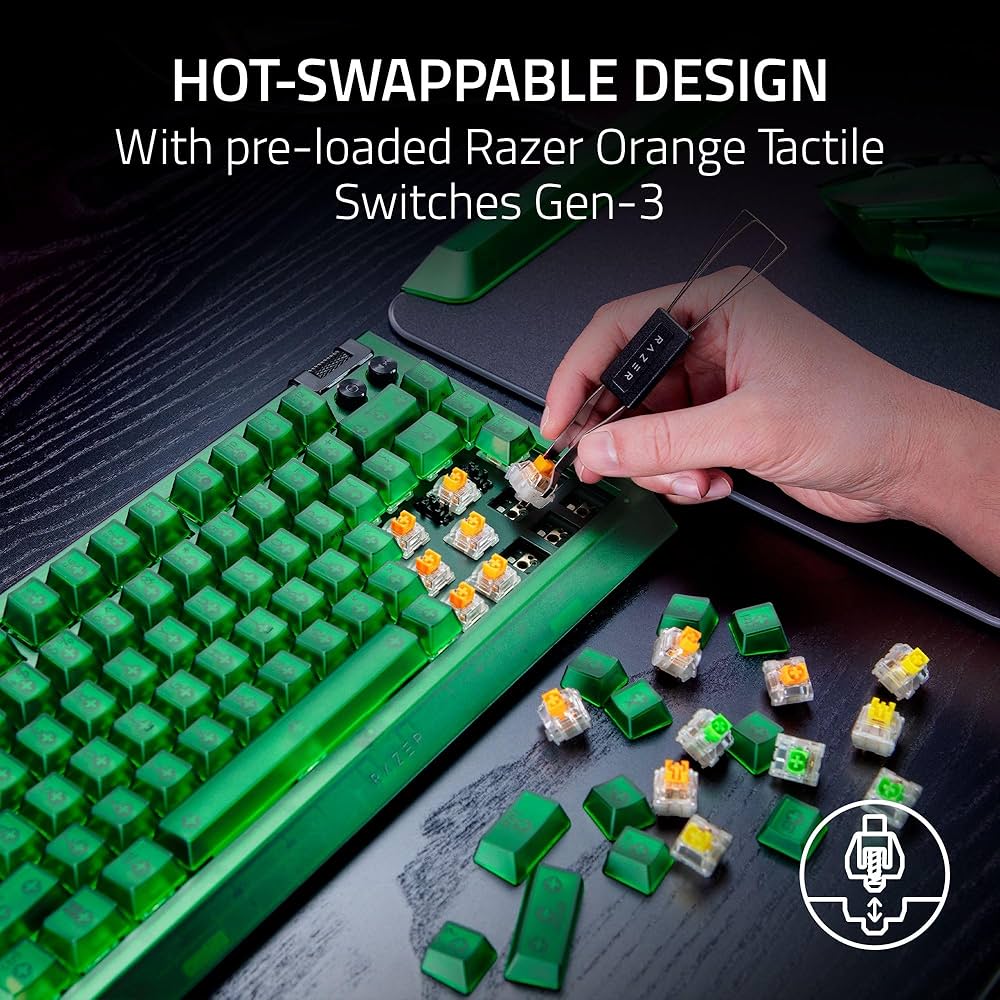 Amazon.com: Razer BlackWidow V4 75% Mechanical Gaming