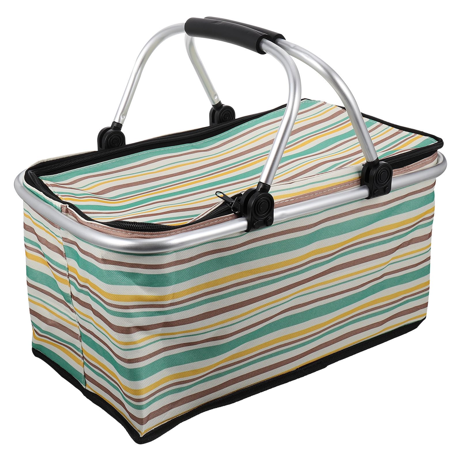 Cesta Térmica de Picnic Asa, Bolsa Aislante para Comida