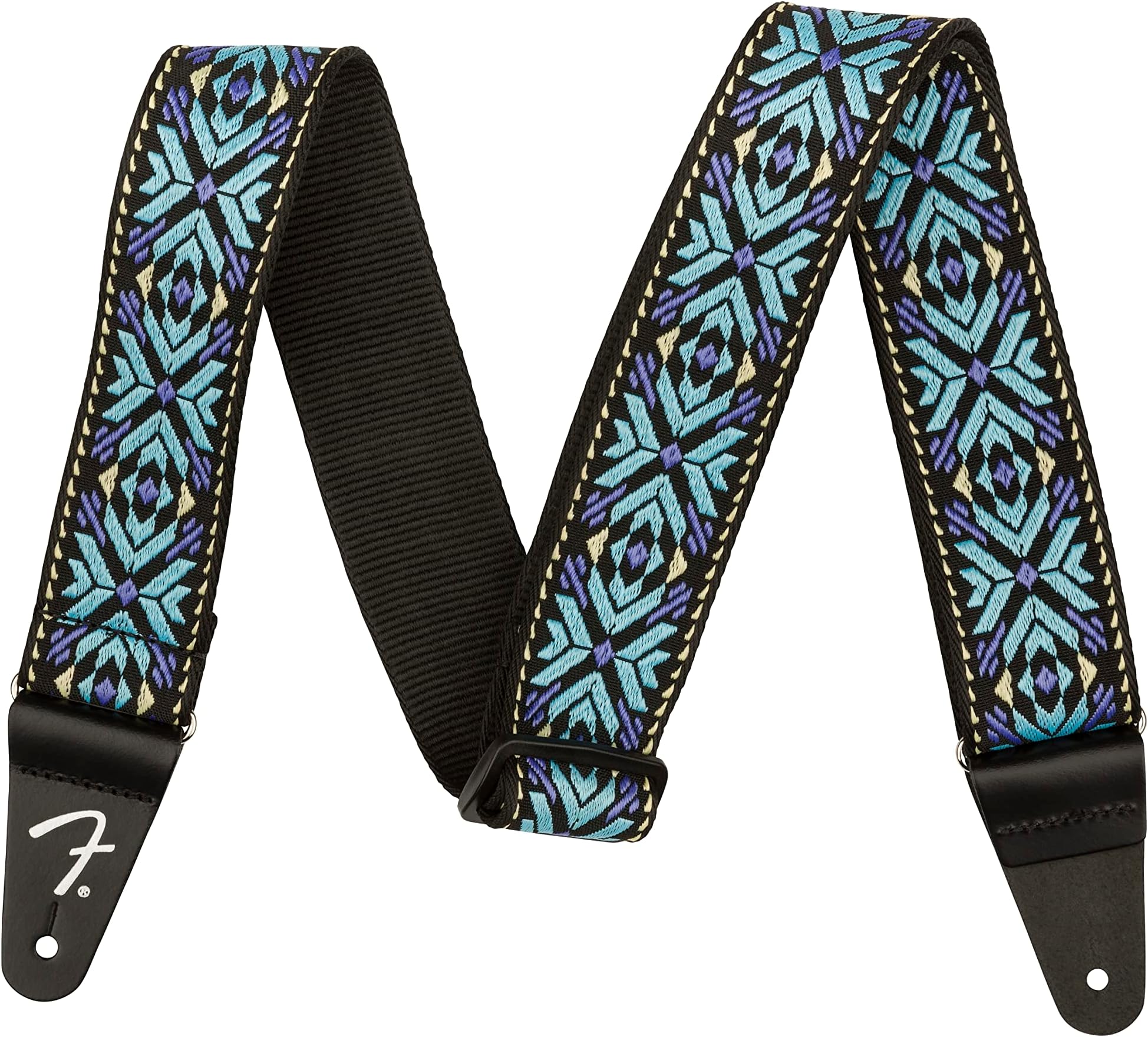 Fender Pasadena Woven Guitar Strap - BLUE SNOWFLAKE
