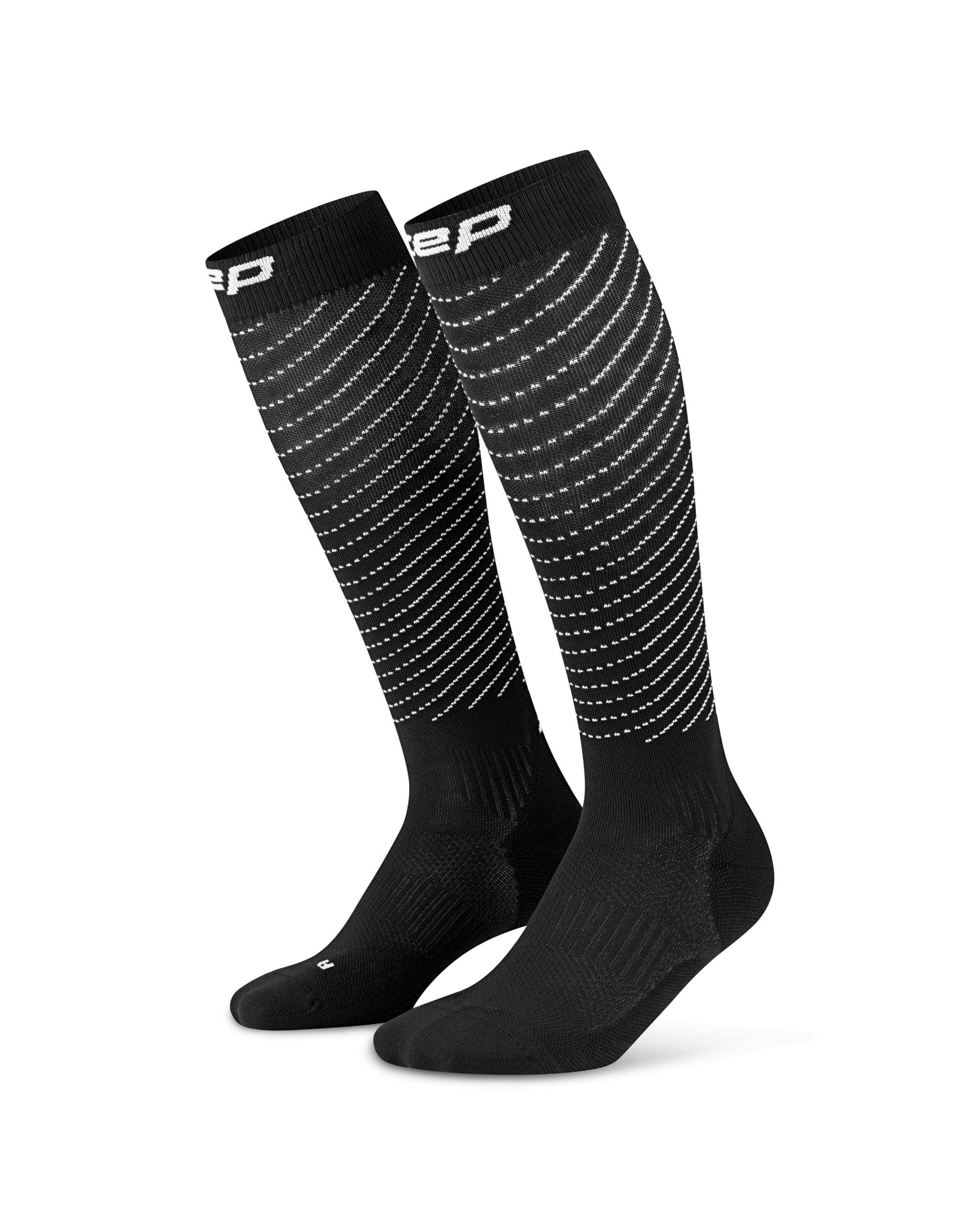 CEP pro run reflective socks, tall, 3.0