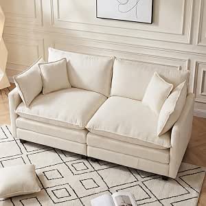 Oversized Loveseat Sofa, 70" Sectional Cloud Couch for Living Room