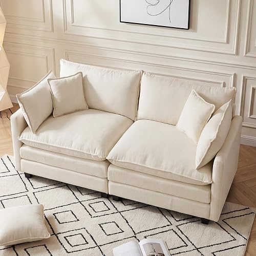 Oversized Loveseat Sofa, 70" Sectional Cloud Couch for Living Room