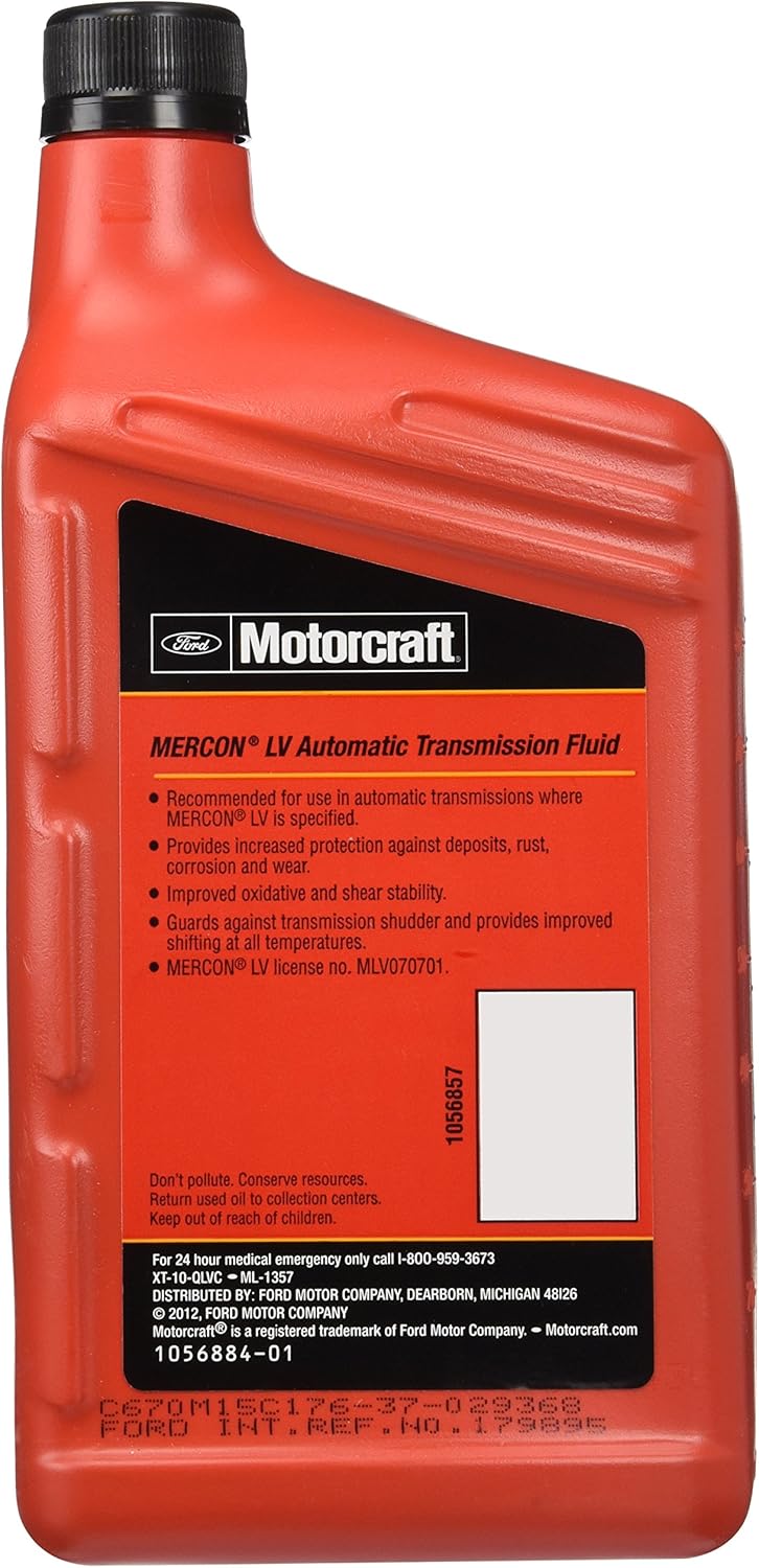 Motorcraft XT10QLVC Mercon Lv Automatic Transmission Fluid (1Qt) : Automotive